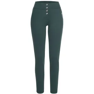 bench. loungewear Sweathose mit Druckknöpfen am Bund, Loungeanzug, grün