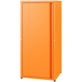 [en.casa] Aktenschrank Burlöv , Orange , Metall , 2 Fächer , Rechteckig , 40x88x35 cm , Büromöbel, Büroschränke, Aktenschränke
