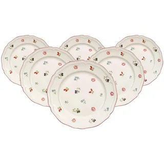 Villeroy & Boch Frühstücksteller 20,7 cm weiß 6er Set