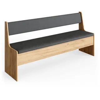 Vicco Roman eiche 167cm Sitzbank mit Truhe Esszimmerbank für Esstisch