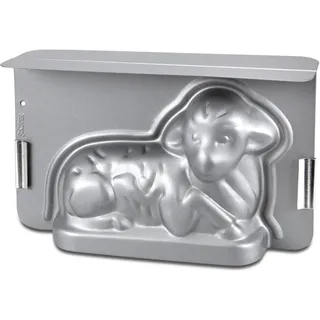 Städter we love baking Osterlämmchen 3D Backform, hochwertige Antihaftbeschichtung, Osterlamm Backform aus Metall, made without PFAS, 22,5 x 14 x 7 cm, hitzebeständig bis 230 °C
