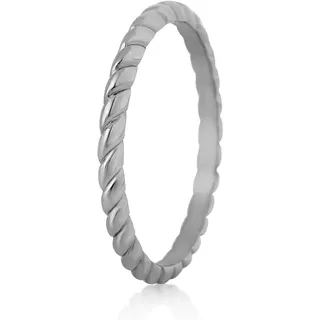 Akitsune Damenring | Eleganter 316L Edelstahlring für Frauen | Wasserfest und Antiallergen | Größe 48 bis 62