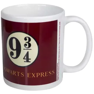 HARRY POTTER Tasse (Plattform 9 3/4 Design) 325ml Kaffeebecher, Geschenk für Fans - Offizielles Lizenzprodukt