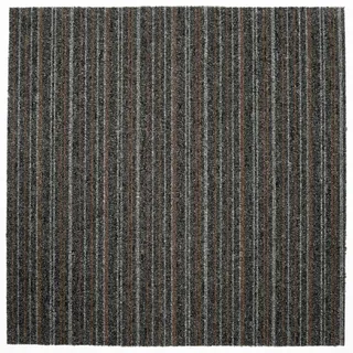 Teppichfliese , Braun, Grau , Textil , quadratisch , 50x50 cm , Blauer Engel , für Fußbodenheizung geeignet, rutschfest, stuhlrollengeeignet , Teppiche und Böden, Bodenbeläge, Teppichfliesen