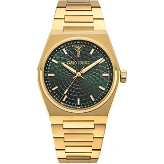 Carlo Colucci Quarzuhr CARLO COLUCCI Edelstahlarmband 40 mm