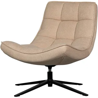 Woood Drehsessel Maudi Webstoff 74 x 84 x 86 cm Beige