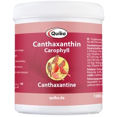 Quiko Canthaxanthin 100g - Carophyll - Ergänzungsfutter für Ziervögel mit Rotfaktor