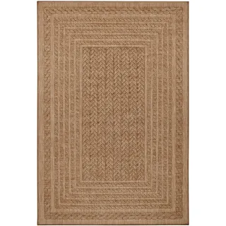 Northrugs Teppich »Limonero«, rechteckig, 6 mm Höhe, In-& Outdoor, Flachgewebe, Teppich, Skandi, Garten, Wohnzimmer NORTHRUGS beige/braun B: cm 1 St.