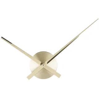 KARLSSON KA4348GD Wanduhr Little Big Time Mini Aluminium, 5 x 44 x 44 cm, Gold