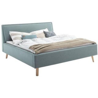 Meise Möbel meise.möbel Polsterbett Frieda 180 x 200 cm Stoff Blau Eisblau