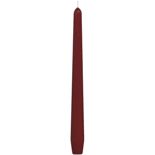 Spitzkerzen 245 mm, 8 Stunden Brenndauer, bordeaux, 10 Stk.