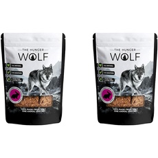 The Hunger of the Wolf Hundesnack für Hunde Aller Rassen, 100% Kaninchenfleisch - 0.2 kg (Packung mit 2)