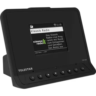 Telestar Internetradio TOP 400, DAB+/FM, schwarz