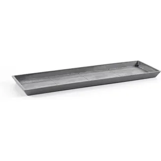 Ecopots Untersetzer Eckig Bruges Grau 57,5 cm x 19,5 cm x 2,5 cm
