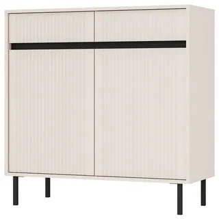 Selsey Osaka Sideboard 100,2 x 100 x 40 cm Beige/MDF & Laminat