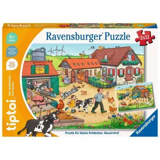 Ravensburger tiptoi PfkE Bauernhof, '22 2x12p (Deutsch)