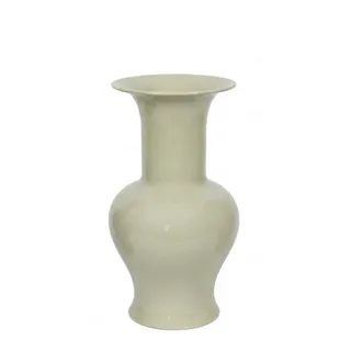 Mondex Vasen Roger Salbeigrün 15/16,5/31cm Metall , Grün , 31 cm , Dekoration, Vasen, Keramikvasen