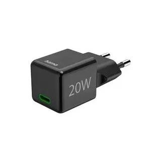 Hama 00201984 USB Ladegerät 20 W 1x USB-C® USB PD Schwarz Innenbereich USB Power Delivery (USB-PD)