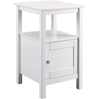 Interlink Inter Link Nachttisch Chilly Holz Weiß