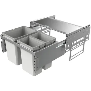 Cox® Base 360 K/600-3, Abfallsammelsystem, ohne Biodeckel, hellgrau, H 360 mm - Hellgrau