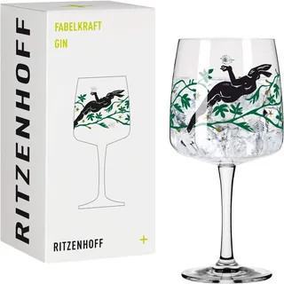 RITZENHOFF Gin-Glas - 700 ml - Made in Germany | Artikelnr. 3458002, Serie Fabelkraft, 1 Gin-Glas 700 ml, Kristallglas, spülmaschinenfest