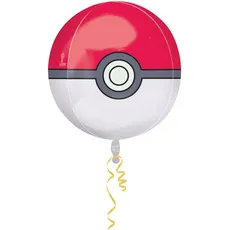 Child Pokemon PokeBall Orbz Foil Balloon G40