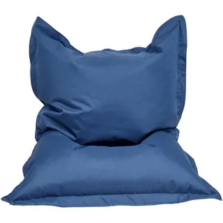 Boxxx Sitzsack , Blau , Textil , 380 l , Füllung: Styroporkugeln , 140x180x14 cm , Wohnzimmer, Sessel, Sitzsäcke