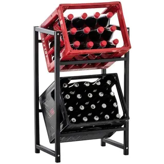 CLP Standregal 47 x 75 x 31 cm Schwarz