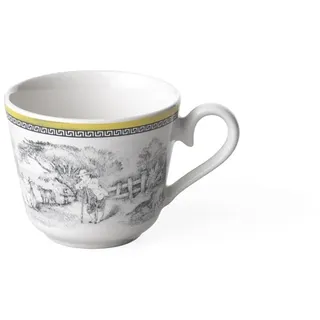 Villeroy und Boch Audun Ferme Mokka-/Espressotasse, 150 ml, Premium Porzellan, Weiß/Bunt