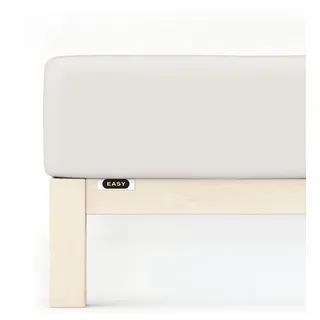 schlafgut Easy Jersey 120 x 200 - 130 x 220 cm sand light
