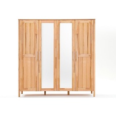 Bild von Schlafzimmer-Set »Modesty I«, (Set, 4 St.), mit 4-türigem Schrank, wahlweise mit Spiegel, beige