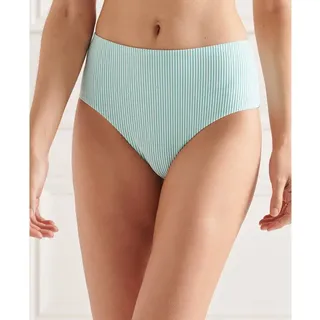 Superdry High Waist Slip Bikini-höschen - Aruba Aqua - M