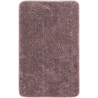 Andiamo Microfaser Badteppich-Verschiedene Farben und Größen-Oeko-Tex 100-Badvorleger eckig Badematte, Polyester, grau, 70x120 cm