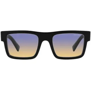 Prada Sonnenbrille PR 19 WS 1AB06Z Black Clear Fifty Yellow/Dark