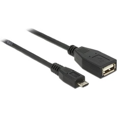 Bild von USB 2.0 Micro-B [Stecker] auf USB-A 2.0 [Buchse] (83183)