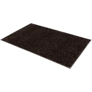 ASTRA Teppich "Samoa Uni" rechteckig 20 mm Höhe hochwertiger Kurzflor in vielen Farben, Wohnzimmer, anthrazit