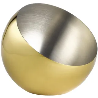 APS 40775 Schale SPHERE, Ø 24 cm, Höhe 21 cm, 2 Liter, Edelstahl, Gold-Look