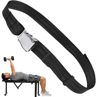 J Bryant Nordic Curl Bank Stabilisierungsgurt, Gym-Sicherheitsgurt-Design Körperfixierung mit Arretier-Schnalle, Verstellbarer Sicherheitsgurt für Sitz- & Krafttraining