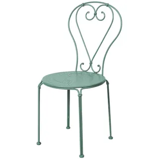 Butlers Gartenstuhl Century , Grün , Metall , 41x91x49 cm , Gartenmöbel, Gartensessel, Gartenstühle