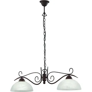Trio REALITY LEUCHTEN 2-flg. 25 cm rund braun