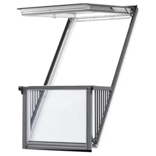 Velux Balkonfenster Cabrio GDL 2066 Energie Plus Weiß 94 x 252 PK19