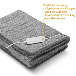 Medisana HB 680 Heizdecke 120 x 160 cm Grau