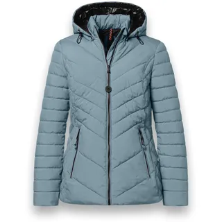 District Winter-Steppjacke Kaprun (mit Kapuze, wasserabweisend) hellblau Damen