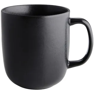 Butlers Tasse Casa Nova 400 ml , Schwarz , Keramik , Geschirr, Tassen, Kaffeetassen