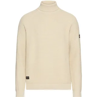 camel active Herren Strickpullover mit Stehkragen Hafer, Menswear-XL