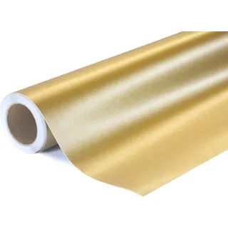 Geschliffen gold wrapfolie 152x50cm - innen/außen - Gold