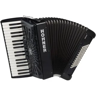 Hohner Bravo III 72 SilentKey Schwarz