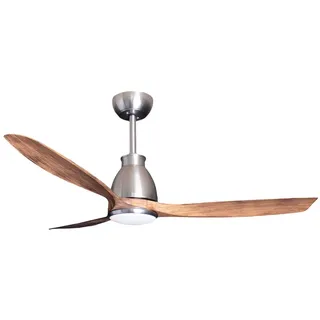 Deckenventilator mit Beleuchtung LED Licht und Fernbedienung mit Rotor Holzoptik