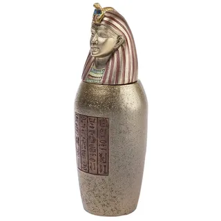 Lachineuse Ägyptische Vase Canope – Modell Amset – Ägyptische Dekoration, 20, Gold
