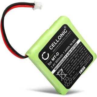 CELLONIC, Akku kompatibel mit Audioline Slim DECT 500, Slim DECT 580 kompatibel mit BT - British Telekom Verve 450 (600mAh, 2.4V) 1x Ersatzakku 5M702BMX